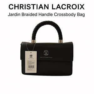 Christian Lacroix Jardin Braided Handle Crossbody Bag